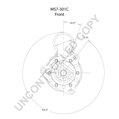 MS7-301A PRESTOLITE ELECTRIC Стартер (фото 2)