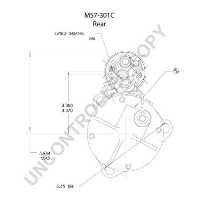 MS7-301A PRESTOLITE ELECTRIC Стартер (фото 3)