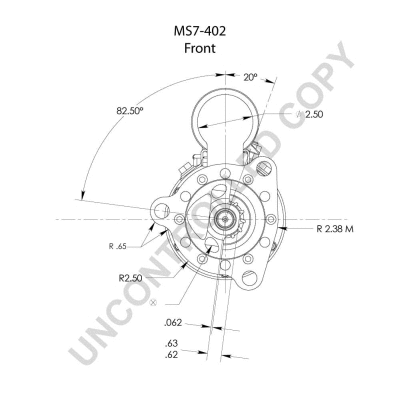 MS7-402 PRESTOLITE ELECTRIC Стартер (фото 2)