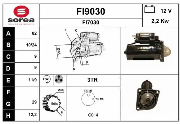 FI9030 SNRA Стартер (фото 1)