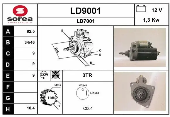 LD9001 SNRA Стартер (фото 1)