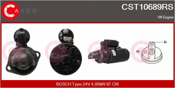 CST10689RS CASCO Стартер (фото 1)