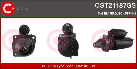 CST21187GS CASCO Стартер (фото 1)