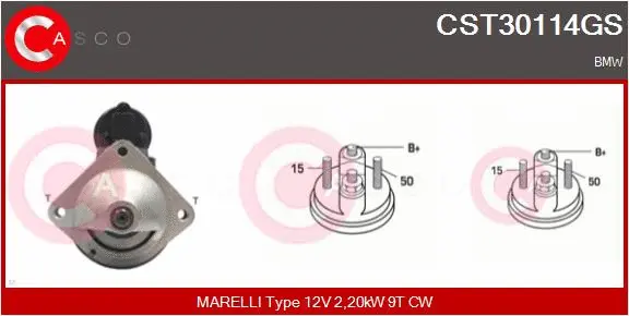 CST30114GS CASCO Стартер (фото 1)