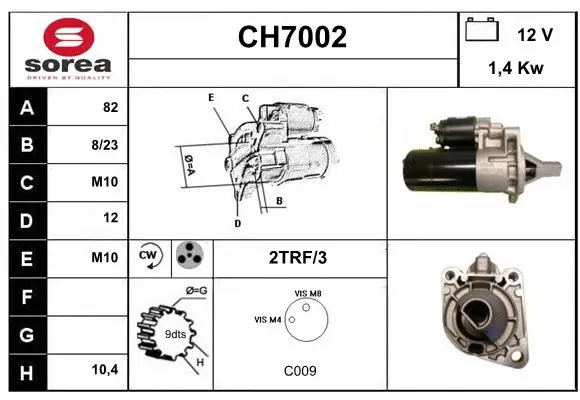 CH7002 SERA Стартер (фото 1)