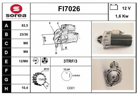 FI7026 SERA Стартер (фото 1)