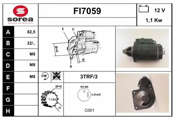 FI7059 SERA Стартер (фото 1)