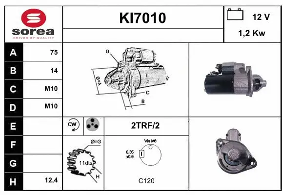 KI7010 SERA Стартер (фото 1)