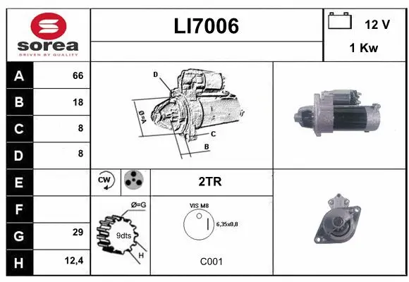 LI7006 SERA Стартер (фото 1)