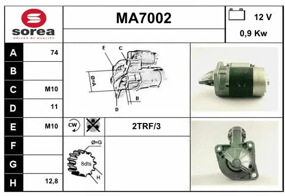 MA7002 SERA Стартер (фото 1)