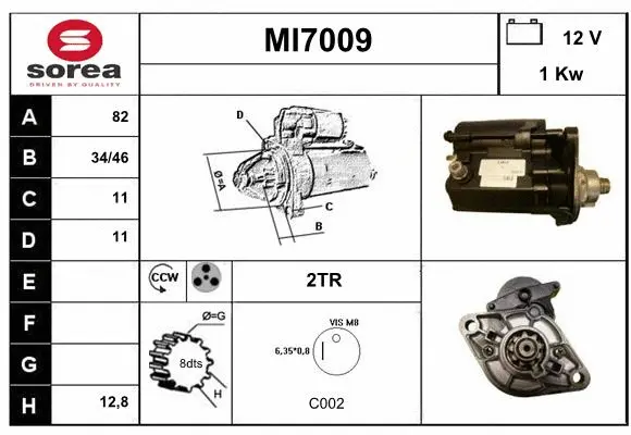 MI7009 SERA Стартер (фото 1)