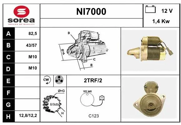 NI7000 SERA Стартер (фото 1)