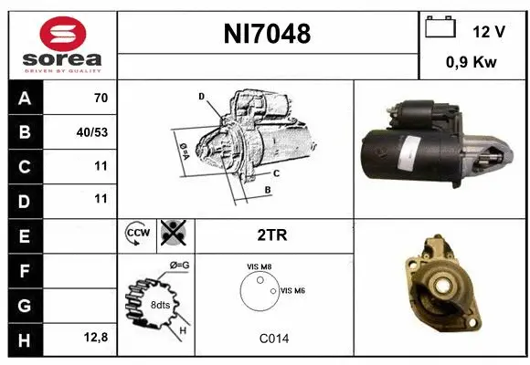 NI7048 SERA Стартер (фото 1)