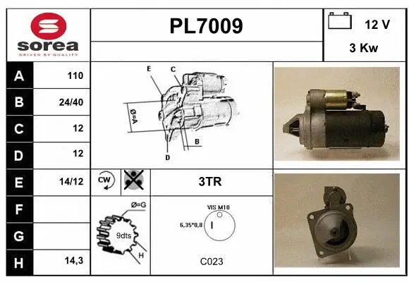 PL7009 SERA Стартер (фото 1)