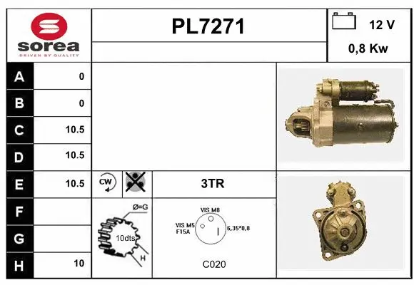 PL7271 SERA Стартер (фото 1)