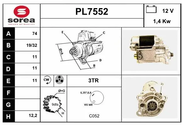 PL7552 SERA Стартер (фото 1)