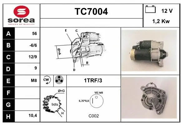 TC7004 SERA Стартер (фото 1)