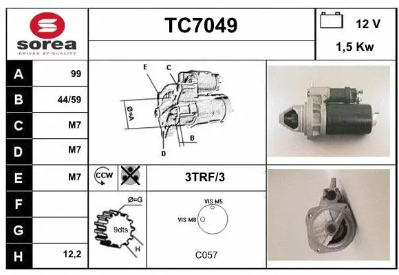 TC7049 SERA Стартер (фото 1)