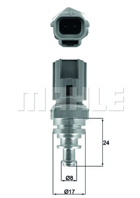 TSE 29 KNECHT/MAHLE Датчик, температура охлаждающей жидкости (фото 1)