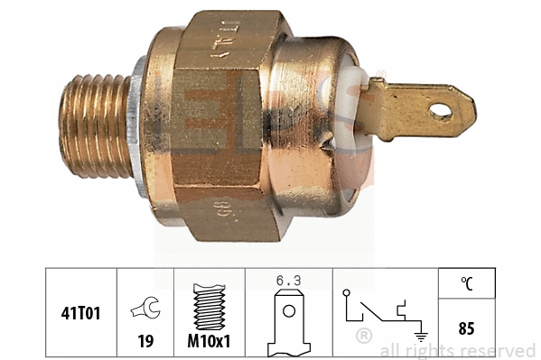 1.840.084 EPS термовыключатель, сигнальная лампа охлаждающей жидкости (фото 1)