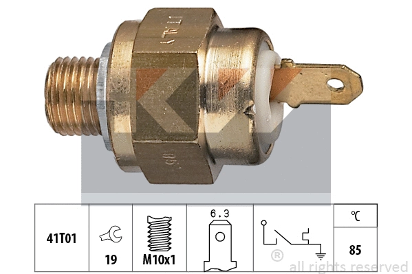 540 084 KW термовыключатель, сигнальная лампа охлаждающей жидкости (фото 1)