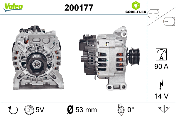 200177 VALEO Генератор (фото 1)