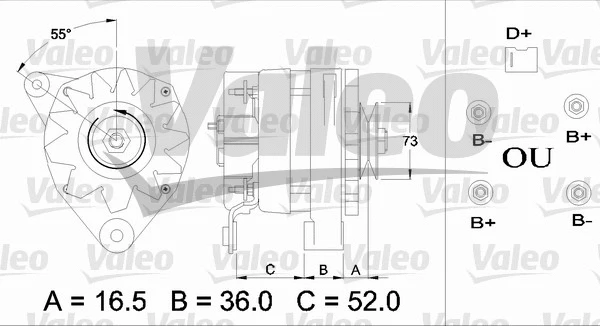 433368 VALEO Генератор (фото 1)