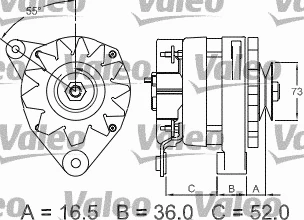 433368 VALEO Генератор (фото 3)