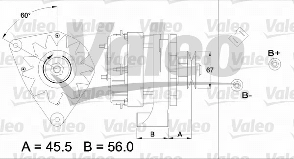 433440 VALEO Генератор (фото 1)