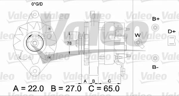 433451 VALEO Генератор (фото 1)