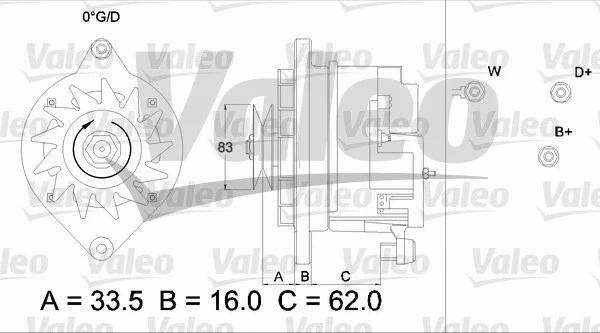 436105 VALEO Генератор (фото 1)