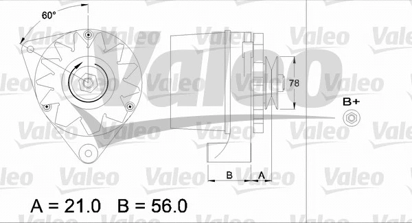 436137 VALEO Генератор (фото 1)