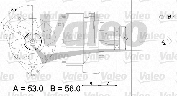 436191 VALEO Генератор (фото 1)