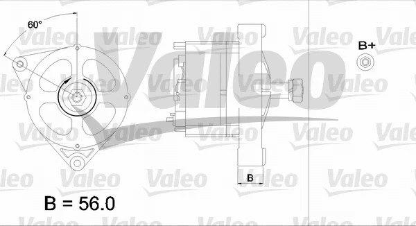 436418 VALEO Генератор (фото 1)