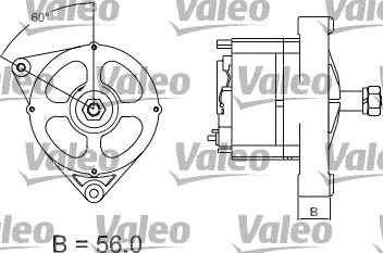 436418 VALEO Генератор (фото 2)