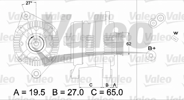 436469 VALEO Генератор (фото 1)