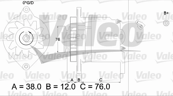 436511 VALEO Генератор (фото 1)