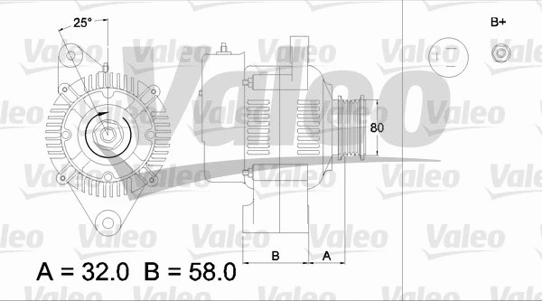 436514 VALEO Генератор (фото 1)