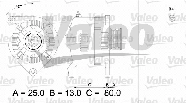 436527 VALEO Генератор (фото 1)