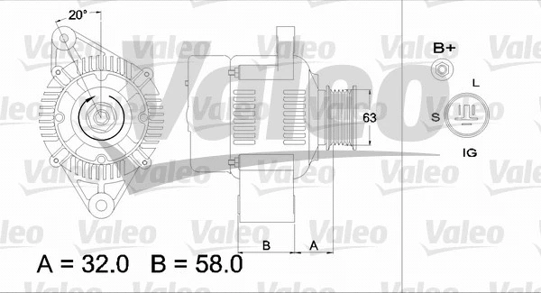 436541 VALEO Генератор (фото 1)