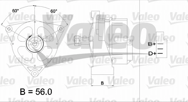 436561 VALEO Генератор (фото 1)