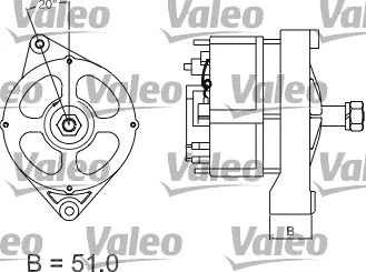 436567 VALEO Генератор (фото 2)