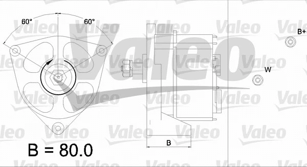 436578 VALEO Генератор (фото 1)