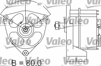 436578 VALEO Генератор (фото 2)