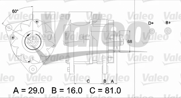 436630 VALEO Генератор (фото 1)