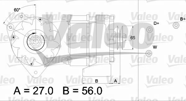 436633 VALEO Генератор (фото 1)