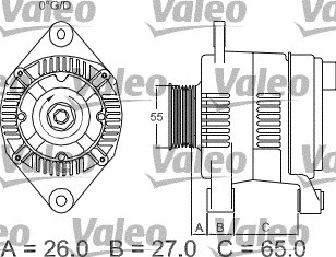 436636 VALEO Генератор (фото 8)