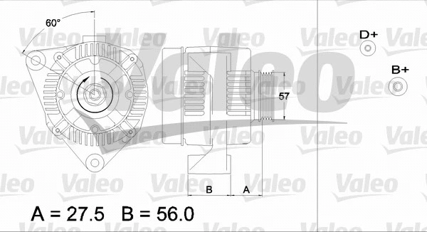 436678 VALEO Генератор (фото 1)