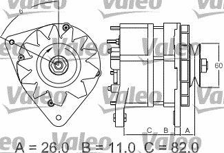 436687 VALEO Генератор (фото 8)