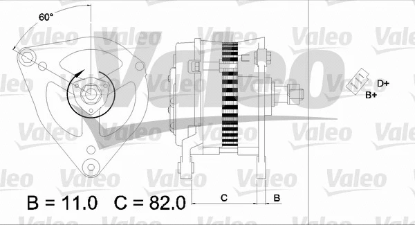 436695 VALEO Генератор (фото 1)